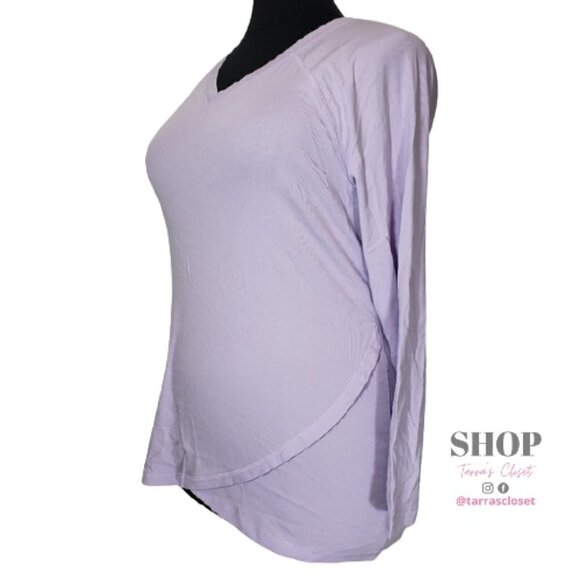 ☀ Isaac Mizrahi Live! SOHO Raglan Top Sz M - Picture 2 of 10
